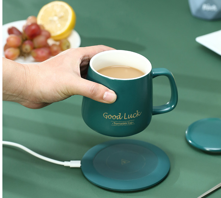 Wireless Charging Heating Cup Warm Hot Milk