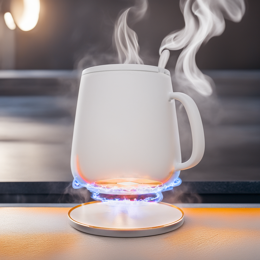 Wireless Charging Heating Cup 25W