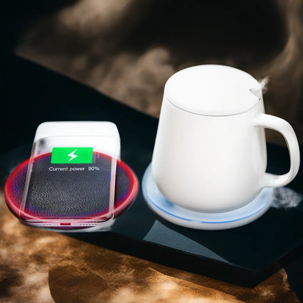 Wireless Charging Heating Cup 25W